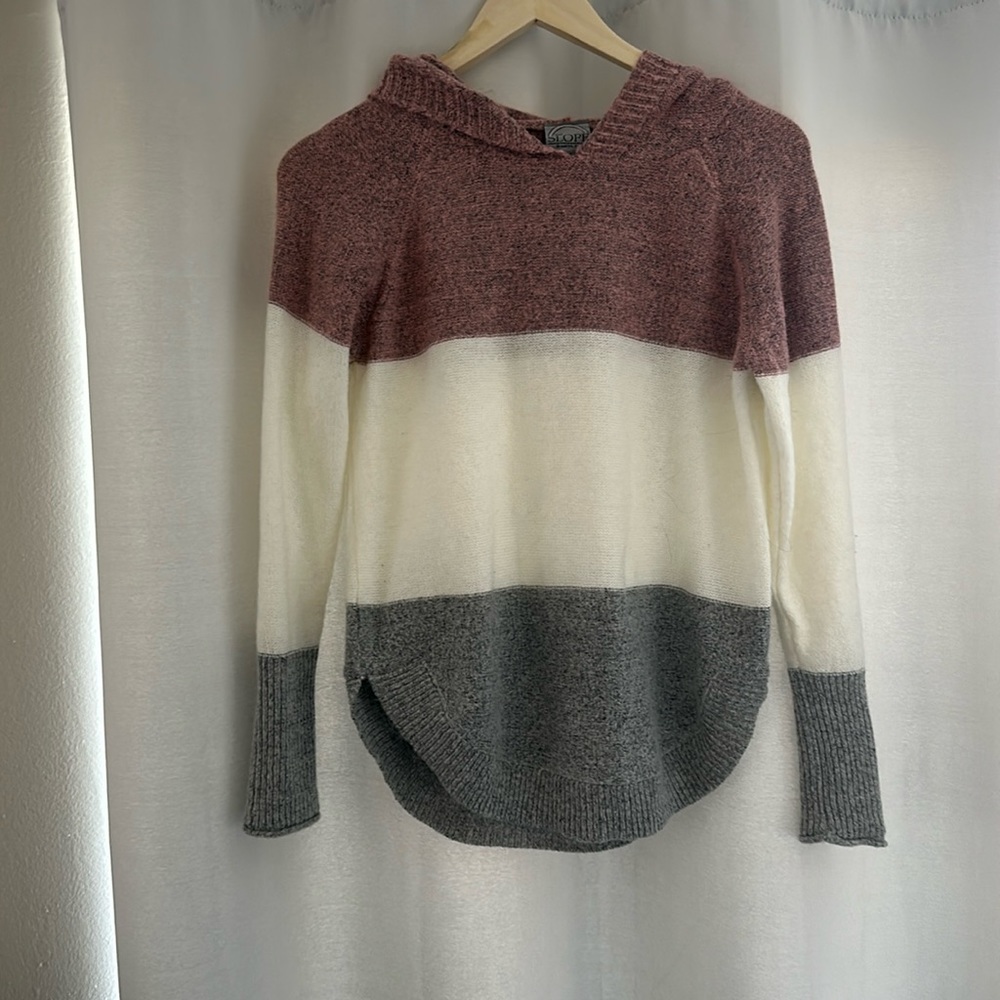 Color block sweater